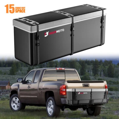 Bolsa de transporte de carga 600D impermeable montaje en enganche de remolque para Chevy Silverado 1500 Foto 1 de 4