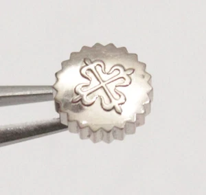 Patek Philippe 18k White Gold Calatrava Watch Crown Ø5.9mm - Picture 1 of 6