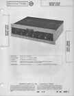 1957 ELECTRO-VOICE A20CL TUBE AMPLIFIER AMP SERVICE MANUAL PHOTOFACT SCHEMATIC