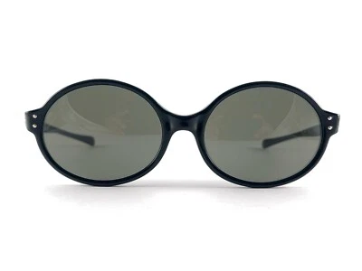 NOVO ÓCULOS DE SOL VINTAGE AMERICANO ÓPTICO "OBSESSION" PRETO ANOS 60 FABRICADO NOS EUA - Imagem 1 de 4