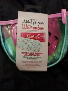 New The Original Make Up Eraser Reusable Remover Cloth Watermelon With Bag/Case