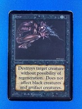 MTG-Magic the Gathering--"Terror"--Beta(EN)--Uncommon