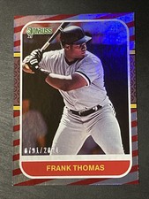 2021 Donruss Red and White Stripes #220 Frank Thomas /2021
