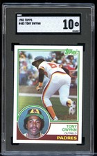 1983 Topps #482 Tony Gwynn Rc Rookie SGC 10