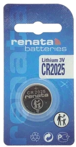 RENATA CR2025 3V Lithium Swiss Made Button Coin Cell Replacement Batteries - Picture 1 of 1