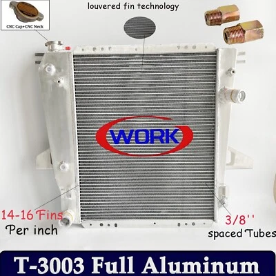 Radiador de aluminio de 2 filas para Ford Ranger Mazda B4000 1995 1996 1997 4,0 L 3,0 L Foto 1 de 4