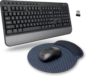 X9 Wireless Keyboard and Mouse Combo - 3 in 1 Workflow Trio - 114 Key Cordless K - Afbeelding 1 van 12