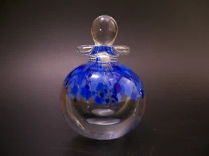 Vintage Raymond Ray D Mathews Jr Studio Art Glass Perfume Bottle - Picture 1 of 11