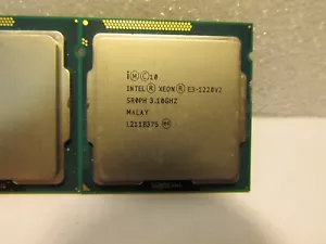 2 Intel XEON E3-1220 V2 3.10 GHZ CPU Processor 8 MB Cache 4 Cores working - Picture 1 of 2