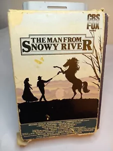1982 The Man From Snowy River VHS Rental Kirk Douglas - Picture 1 of 7
