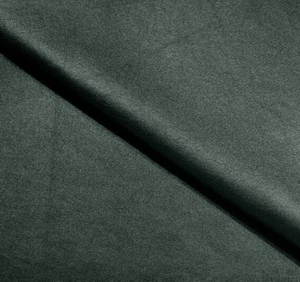 Soft Leather Look Fabric - Metallic Bottle Green - Faux Leather Craft Fabric - Picture 1 of 3