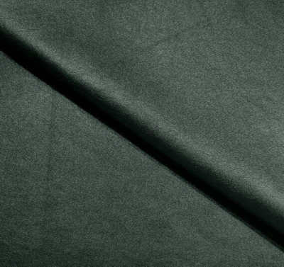 Soft Leather Look Fabric - Metallic Bottle Green - Faux Leather Craft Fabric - Image 1 of 3