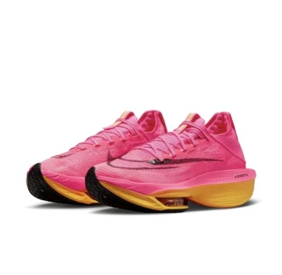 Women's Nike Alphafly NEXT% 2 Hyper Pink Laser Orange DN3559-600 Size 5 No Lid - Image 1 of 4