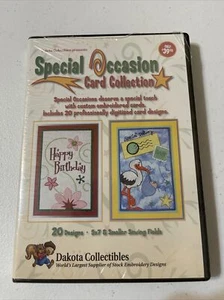 Dakota Collectibles Special Occasion Card Collection, Machine Embroidery NEW - Picture 1 of 2