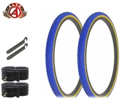 Neumático de bicicleta ALTA 26" x 1,75" Comp III azul/goma (2) juego de 6 neumáticos BMX FreeStyle. Foto 1 de 2