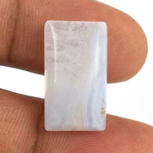 15.85 Cts Natural Blue Lace Agate Free Form Gemstone for Jewelry VG499 - Picture 1 of 4