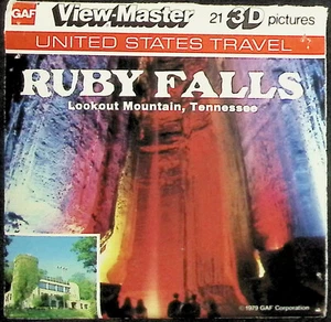 Ruby Falls Lookout Mountain Tennessee 3d View-Master 3 Reel Packet - Picture 1 of 3
