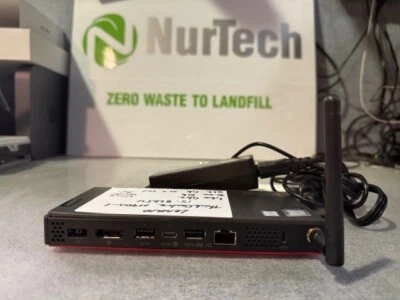 Lenovo Thinkcenter M90n-1 NANO I5-8265U@1,60 GHz 8 GB RAM 512 GB m.2 SSD WIFI Linux Foto 1 de 4