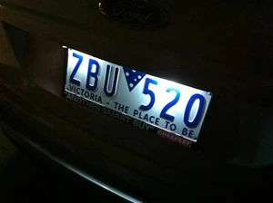 Bright White LED Number Plate Globes for Holden VS VT VX VY VZ VE Commodore - Picture 1 of 3