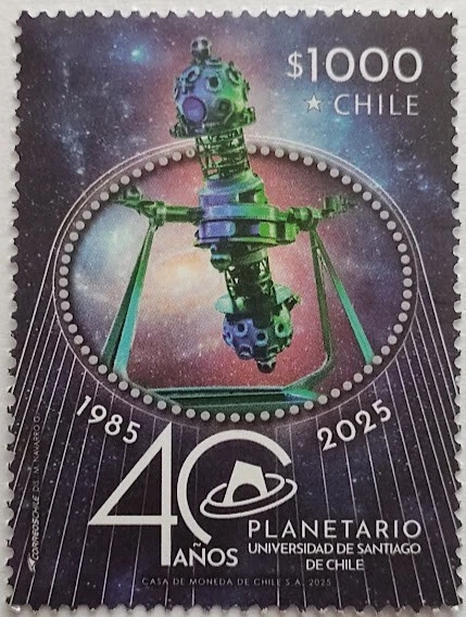 Chile 2025 40 años Planetario Universidad de Santiago MNH Foto 1 de 1