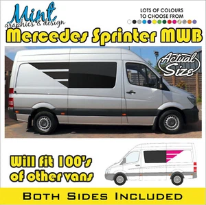 Calcomanías para autocaravana MWB MERCEDES SPRINTER pegatinas furgoneta gráficos NO P&P 083 - Imagen 1 de 4