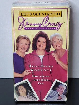 Jenny Craig Personal Fitness Vhs Tapes Vintage 3 Pack - Image 1 of 4