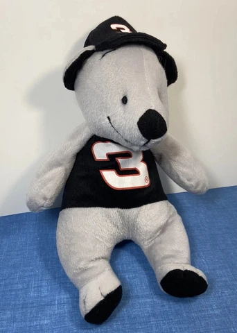 Nascar Accelerator Bear #3 Dale Earnhardt 14” Plush Doll GM GoodWrench NOS Cover