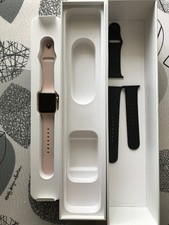 Apple Watch Series 1 / 7000 Gold Aluminium Case 38mm Pink Sand Strap