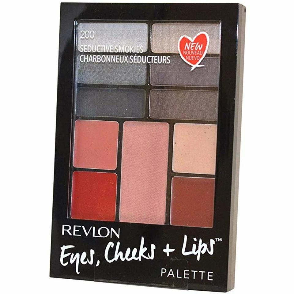 Revlon Eyes Cheeks & Lips Palette, 200 Seductive Smokies, (Pack of 3) - Image 1 of 1