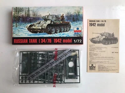 Russian tank T34/76 1942 model - ESCI 8032 - scala 1/72 - Immagine 1 di 3