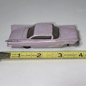 Vintage 1960s Hubley Real Toys Pink 1959 Buick Electra Diecast Car 1/43 Scale - Picture 1 of 9