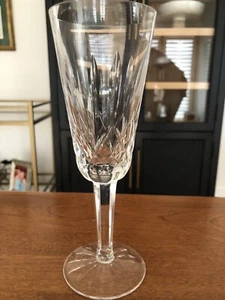 "Flauta de cristal Waterford Lismore champán acanalado 7,25"" tallo cristal copa" - Imagen 1 de 5