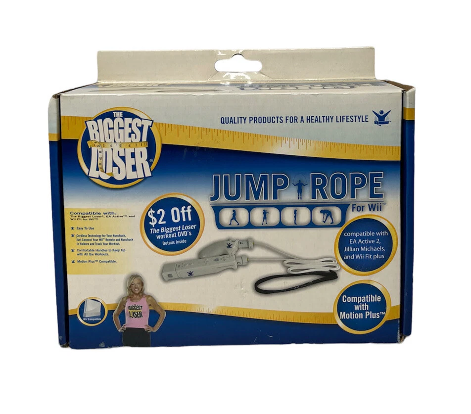 NEW Wii The Biggest Loser Jump Rope Nintendo Wii Fit Compatible w/ Motion Plus - Image 1 of 4