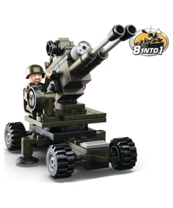 Nuevo: Sluban B0587E Niños Bloque de Construcción Ladrillo Ejército Artillería Militar 94 Piezas - Imagen 1 de 2