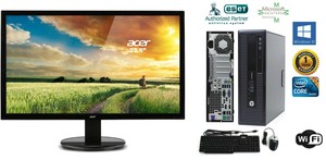 HP PC 800 g2 SFF i7 6 Gen. WIN 10 32GB 1TB SSD DESKTOP COMPUTER+HDMI+24" Monitor