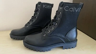 Botas de cuero para mujer Calvin Klein talla - 6 Foto 1 de 3