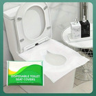 10pcs Flushable Disposable Toilet Seat Covers – Travel-Friendly & Hygienic Use