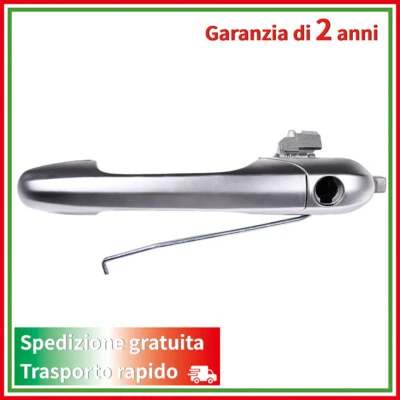 MANIGLIA PORTA ESTERNA ANT SX PORTA PER ALFA ROMEO 147 CON FORO SENZA CHIAVE - Immagine 1 di 4