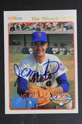 J. C. Martin New York Mets 1994 Spectrum The Miracle of '69 #19 Autographed Card - Image 1 of 3