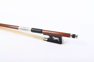 4/4 Violin Bow brazilwood Ebony frog Straight Natural Bow Hair Advance Bows - Picture 1 of 6