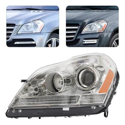 Halogen Headlight Left Driver Headlamp For 07-12 Mercedes Benz GL350 GL450 GL550 - Изображение 1 из 4
