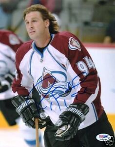 Ryan Smyth COLORADO AVALANCHE Hockey NHL Signed 8x10 Photo PSA/DNA COA