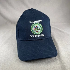 U.S. Army Veteranenmütze Port & Company verstellbar dunkelblau bestickt - Bild 1 von 10