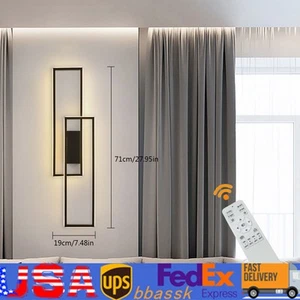 Modern LED Wall Lamp Fixture Sconce Bedroom Bedside Living Hallway Stair light - Picture 1 of 12