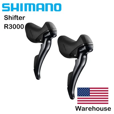 Bicicleta de Carretera Shimano Sora ST-R3000 2x9 Velocidades STI Palanca de Freno Doble Control Foto 1 de 2