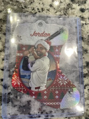 2024 Topps Holiday JORDAN LAWLAR RC Stocking Ornament SDC-4  SP DIAMONDBACKS - Image 1 of 2