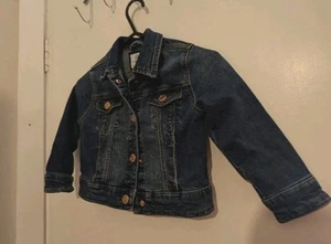 Girls Blue Denim Jacket Age 3-4 By Denim Co - Picture 1 of 3