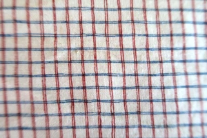 Vintage Dianna Marcum MARCUS BROS Tattersall Plaid Cotton Fabric 1-2/3 Yd - Picture 1 of 6