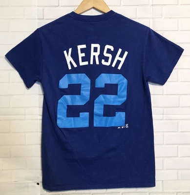 Camiseta deportiva de béisbol Clayton Kershaw #22 Los Angeles Dodgers Majestic LA MLB S Foto 1 de 4