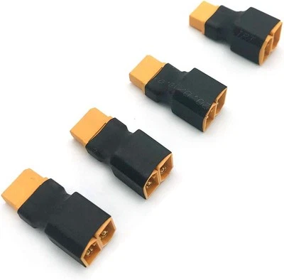 Adaptador conector serie batería XT60 4 paquetes para helicóptero RC Lipo...  Foto 1 de 4